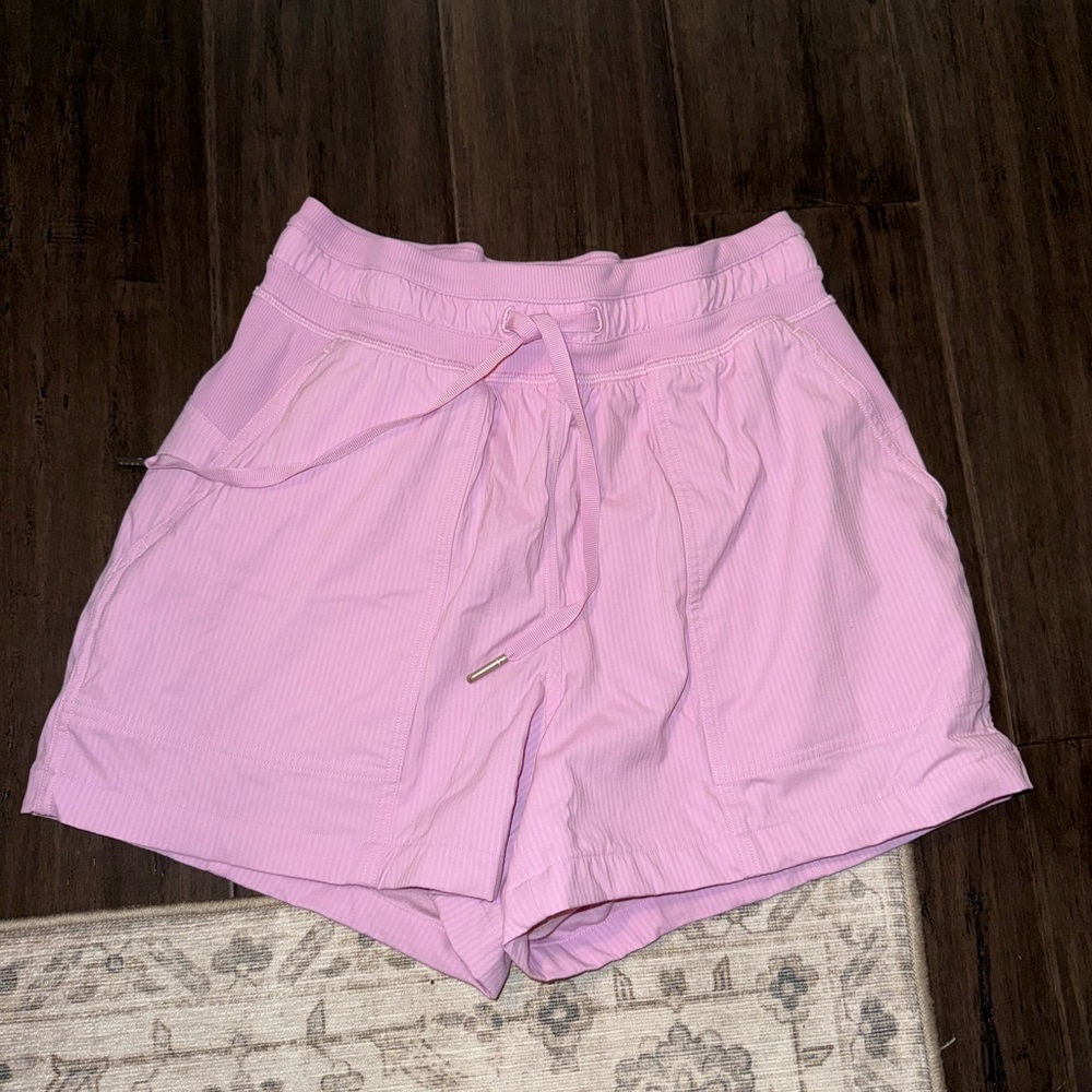 Lululemon Athletica High Waist Pink Shorts
